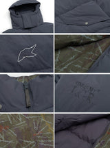 700フィルパワー・防風 防水 透気 高機能リバーシブルダウン U4626 - SINCEUMM