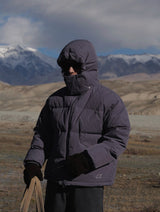 700フィルパワー・防風 防水 透気 高機能リバーシブルダウン U4626 - SINCEUMM