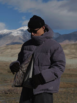 700フィルパワー・防風 防水 透気 高機能リバーシブルダウン U4626 - SINCEUMM