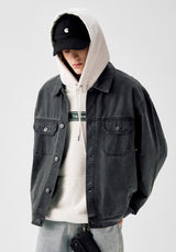 ウォッシュ加工ワークジャケット U4667 - SINCEUMM