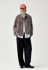 ウォッシュ加工ワークジャケット U4667 - SINCEUMM