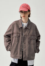 ウォッシュ加工ワークジャケット U4667 - SINCEUMM
