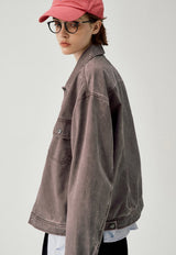 ウォッシュ加工ワークジャケット U4667 - SINCEUMM