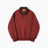 【450グラム】コーデュロイ襟スウェットシャツ U4696 - SINCEUMM