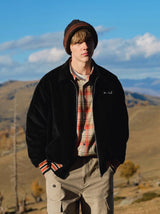 刺繍ロゴ入りコーデュロイジップアウター U4754 - SINCEUMM