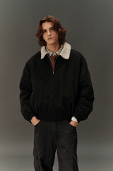 ボア襟付きワーカージャケット U4825 - SINCEUMM