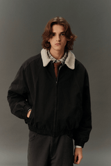 ボア襟付きワーカージャケット U4825 - SINCEUMM