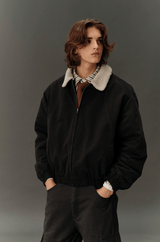 ボア襟付きワーカージャケット U4825 - SINCEUMM