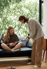 もちもち 起毛厚手ボーダーロンT U5088 - SINCEUMM