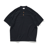 【300グラム】ヘンリーネックルーズサイズTシャツ U5133 - SINCEUMM