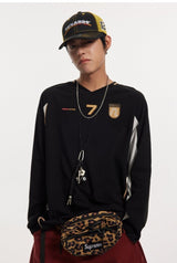 リントトリム長袖Tシャツ UN657 - SINCEUMM