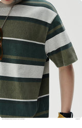 【300G】ヘビーウエイトボーダーTシャツ U3704 - SINCEUMM