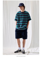 【330グラム】ルーズフィットシルエットボーダーT U3742 - SINCEUMM
