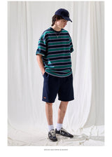 【330グラム】ルーズフィットシルエットボーダーT U3742 - SINCEUMM