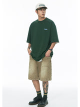 アメリカンレトロデニムショートカーゴパンツ UN616 - SINCEUMM