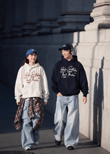 【445グラム】ロゴ刺繍フーディ U5055 - SINCEUMM