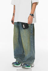 ウォッシュダーティワイドレッグジーンズ UN597 - SINCEUMM