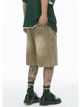 アメリカンレトロデニムショートカーゴパンツ UN616 - SINCEUMM