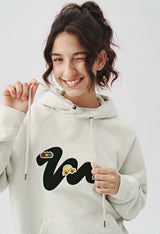 【500グラム】ワッペン起毛ロゴフーディ U4103 - SINCEUMM