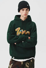 【500グラム】ワッペン起毛ロゴフーディ U4103 - SINCEUMM