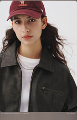 アメリカンヴィンテージ短丈レザージャケット UN677 - SINCEUMM