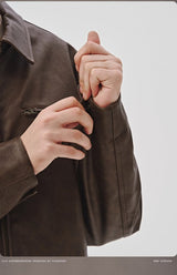 アメリカンヴィンテージ短丈レザージャケット UN677 - SINCEUMM