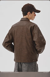 アメリカンヴィンテージ短丈レザージャケット UN677 - SINCEUMM