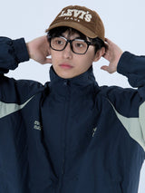 スプライシングスポーツナイロンジャケット UN409 - SINCEUMM