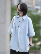 レトロストライプ半袖シャツ UN454 - SINCEUMM