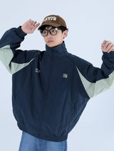 スプライシングスポーツナイロンジャケット UN409 - SINCEUMM