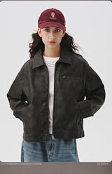 アメリカンヴィンテージ短丈レザージャケット UN677 - SINCEUMM