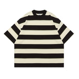 【310グラム】オーバーサイズボーダーTシャツ3443 - SINCEUMM