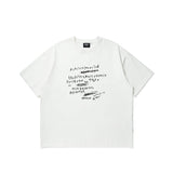 【300グラム】テキストロゴプリントTシャツ UN497 - SINCEUMM
