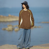 スポーツカラーブロックラグランスエットシャツ UN380 - SINCEUMM