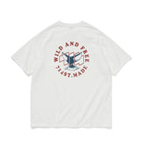 【240グラム】鯨バックプリントTシャツ U3977 - SINCEUMM