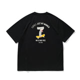 【240グラム】スケートボードロゴプリントTシャツ U3612 - SINCEUMM