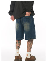 アメリカンレトロデニムショートカーゴパンツ UN616 - SINCEUMM