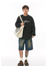 アメリカンレトロデニムショートカーゴパンツ UN616 - SINCEUMM