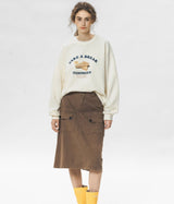 ワッフル生地スウェットシャツ U2427 - SINCEUMM