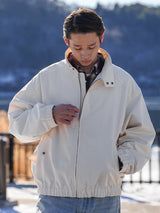 COOLMAX 裏地チェックライトハリントンジャケット U135 - SINCEUMM