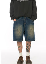 アメリカンレトロデニムショートカーゴパンツ UN616 - SINCEUMM