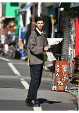 フェイクレイヤードボーダーポロシャツ U3274 - SINCEUMM