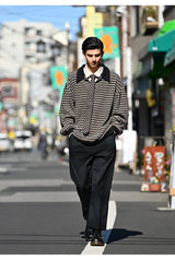 フェイクレイヤードボーダーポロシャツ U3274 - SINCEUMM