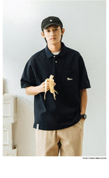 ワンポイント刺繍入りヘビーウエイトポロ U2023 - SINCEUMM