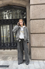 レオパード柄カーゴデニム U4506 - SINCEUMM