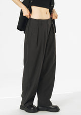 ウエスト伸縮リネンストレートパンツ U3376 - SINCEUMM