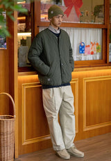 ノーカラーライトダウンジャケット U4790 - SINCEUMM