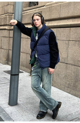 ドローコード付きリバーシブルダウンベスト U2661 - SINCEUMM