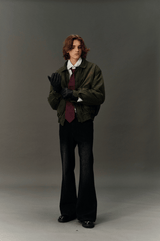 中綿入りショート丈フライトジャケット U4832 - SINCEUMM