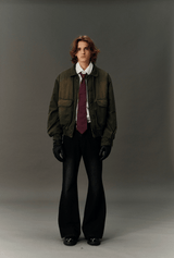 中綿入りショート丈フライトジャケット U4832 - SINCEUMM